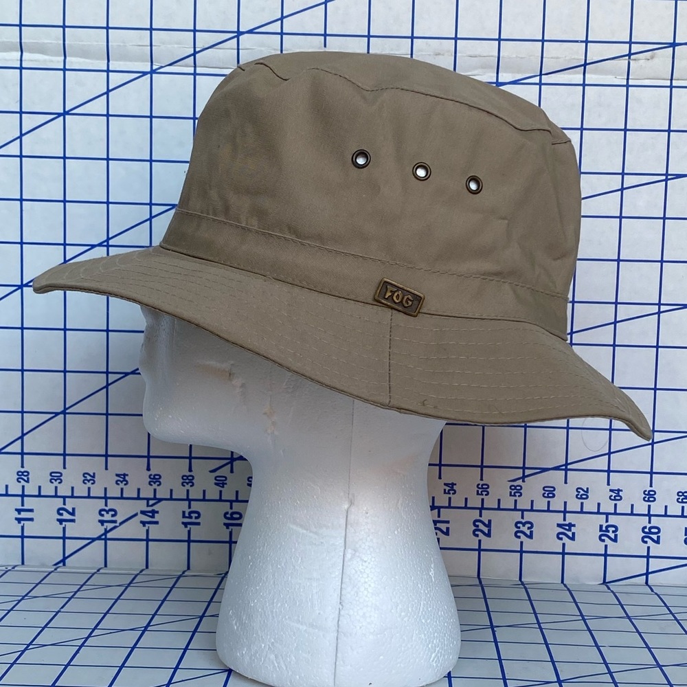 London Fog Rain Hat Medium 7-7 1/8 Tan